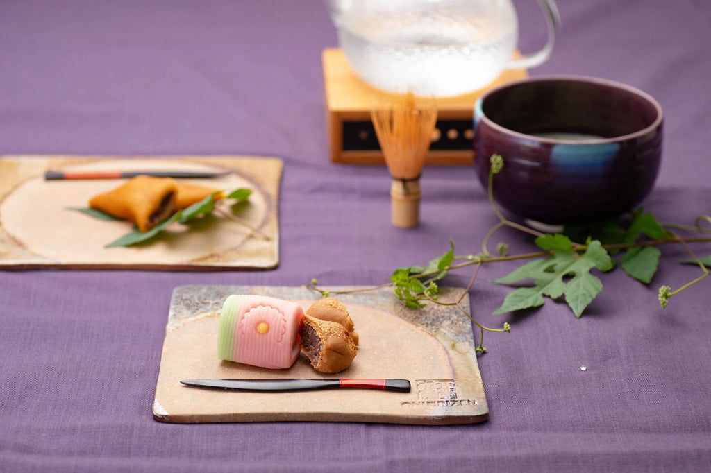 ONIBIZEN Bizen Ceramic Flat Square Plate – Handcrafted in Japan