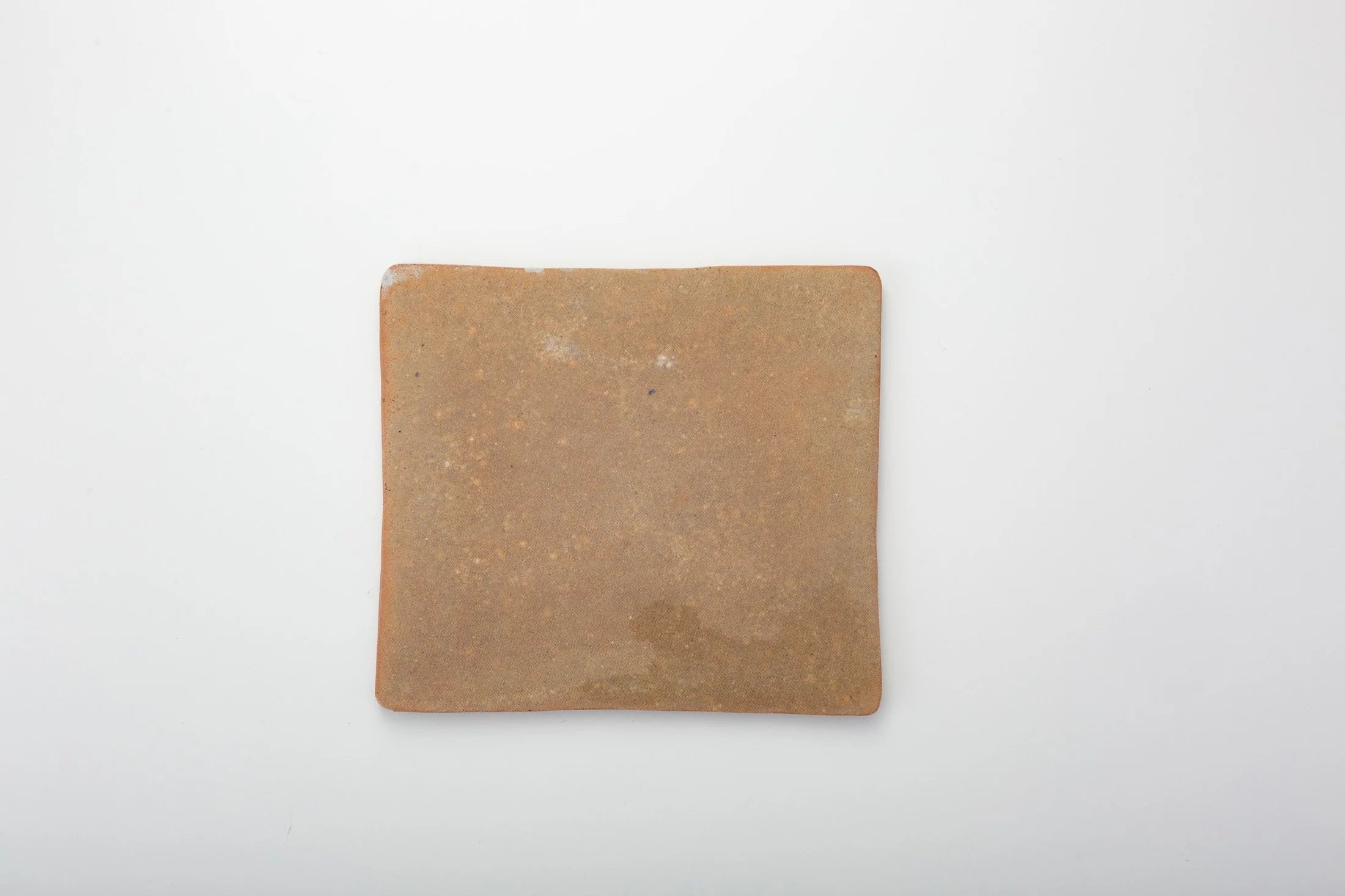ONIBIZEN Bizen Ceramic Flat Square Plate – Handcrafted in Japan
